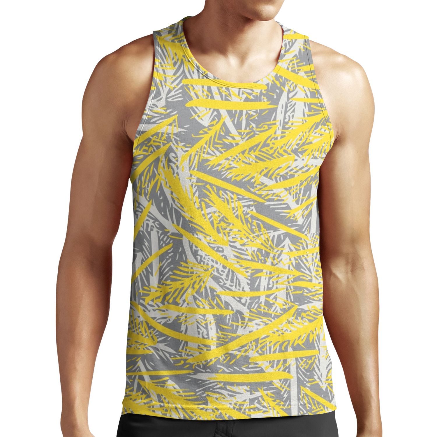 Ultimate Gray Illuminating And Cloud Dancer All-over-print Unisex Tank Top