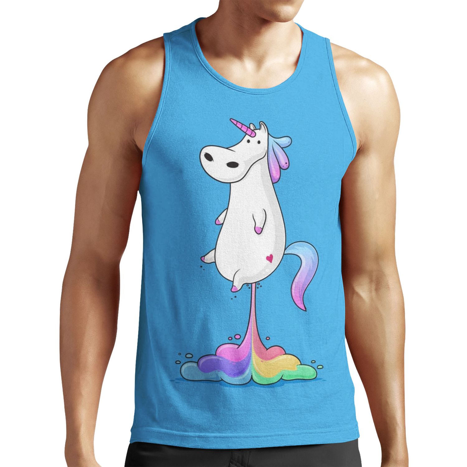 Unicorn Fart All-over-print Unisex Tank Top