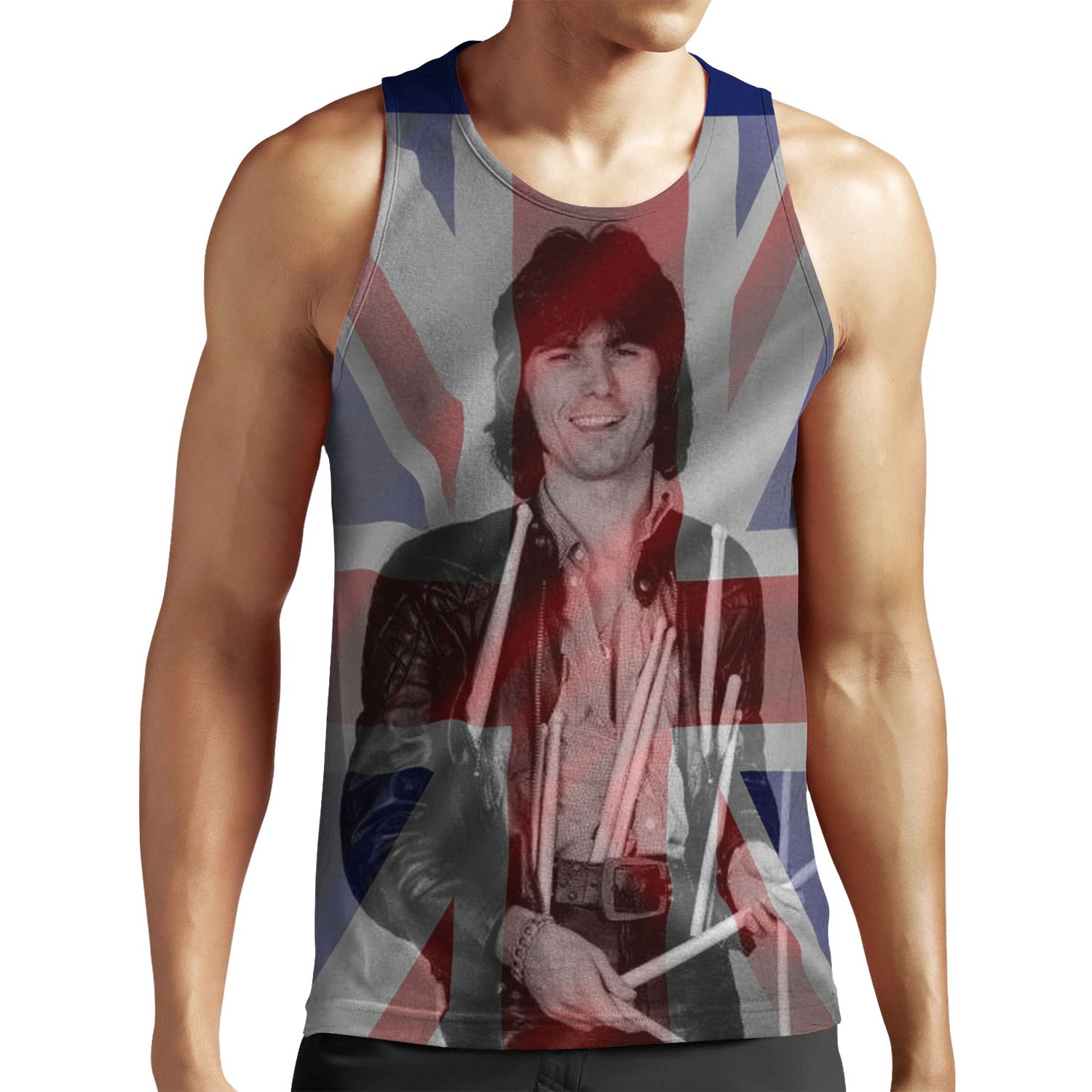 Union Jack Special Cozy Powell All-over-print Unisex Tank Top