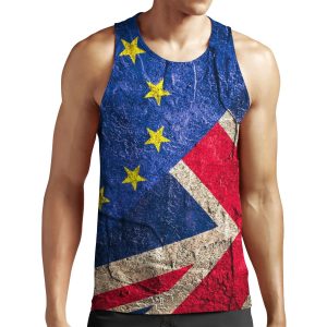 United Kingdom Eu Europe Flag Mix All-over-print Unisex Tank Top
