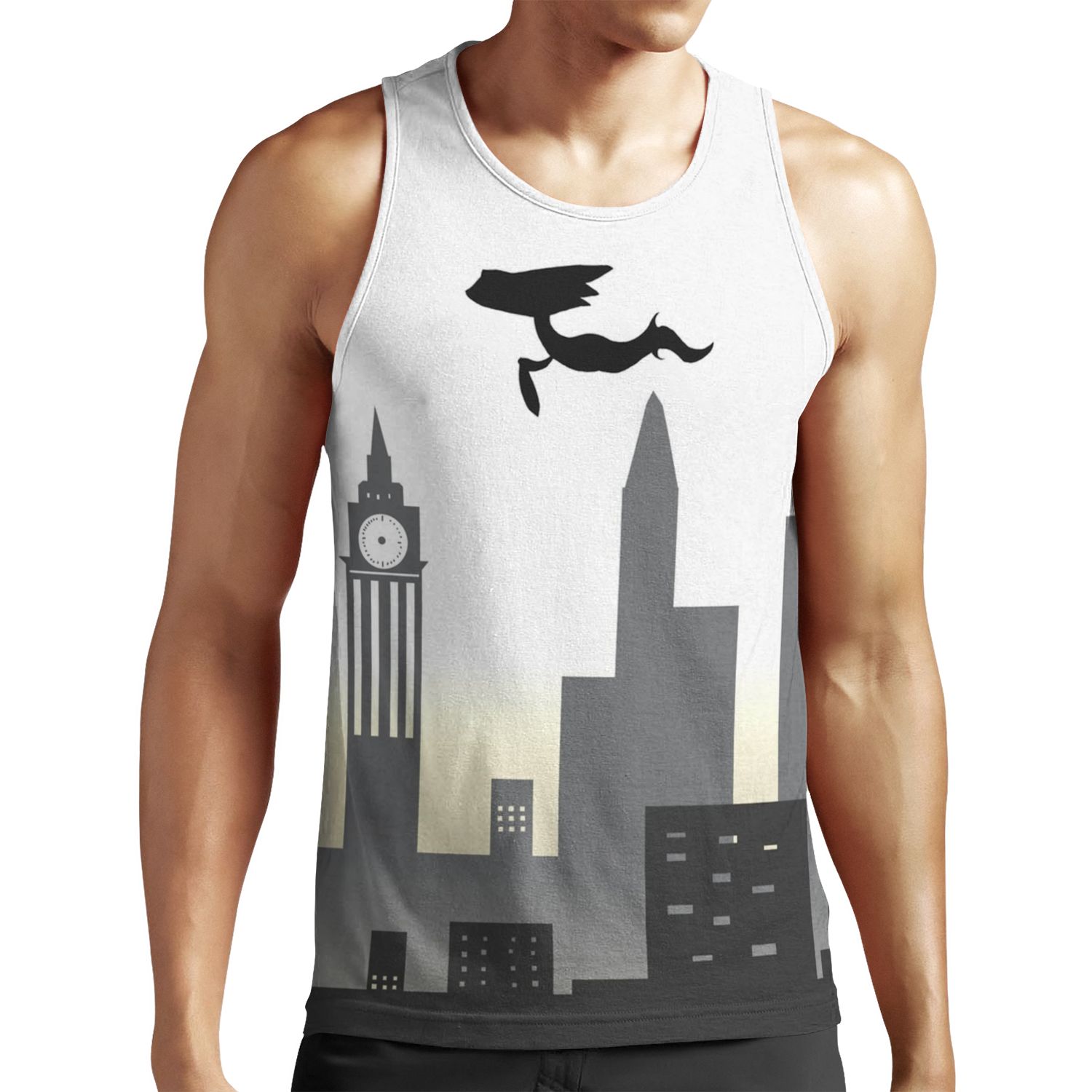 Urban Smog All-over-print Unisex Tank Top