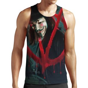 V For Vendetta All-over-print Unisex Tank Top