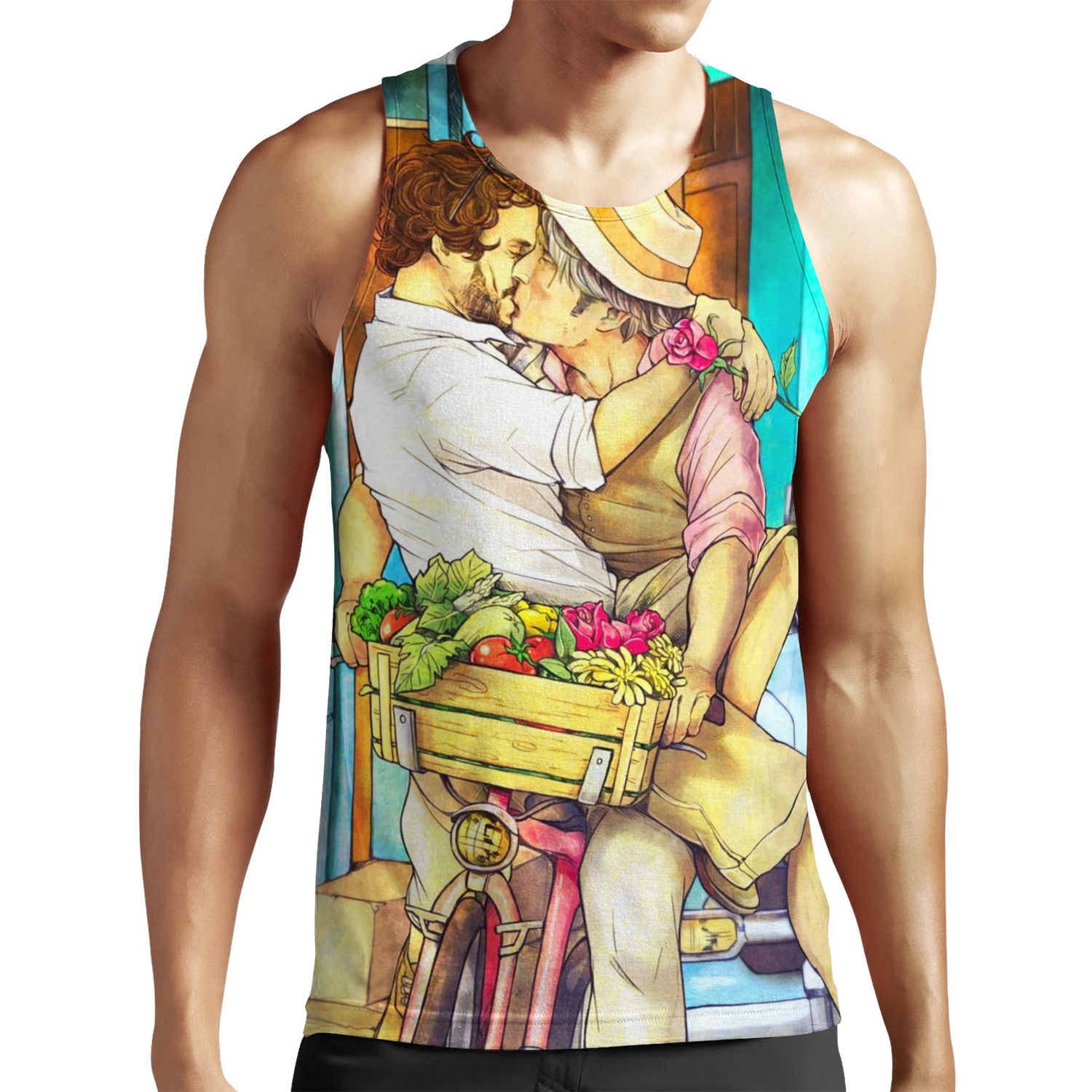 Valentines Hannigram All-over-print Unisex Tank Top