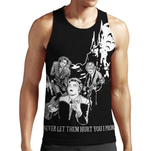 Vampires Will Never Hurt You Manga Style All-over-print Unisex Tank Top