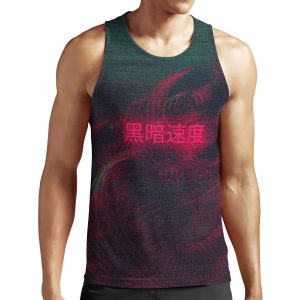 Vaporwave Astronaut All-over-print Unisex Tank Top
