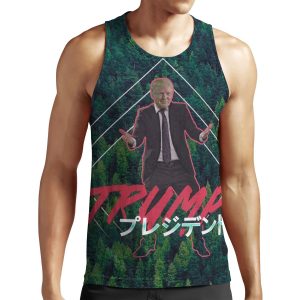 Vaporwave Trump All-over-print Unisex Tank Top
