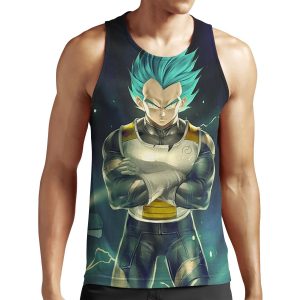 Vegeta Ssj Blue All-over-print Unisex Tank Top