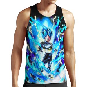 Vegeta Super Saiyan Blue All-over-print Unisex Tank Top