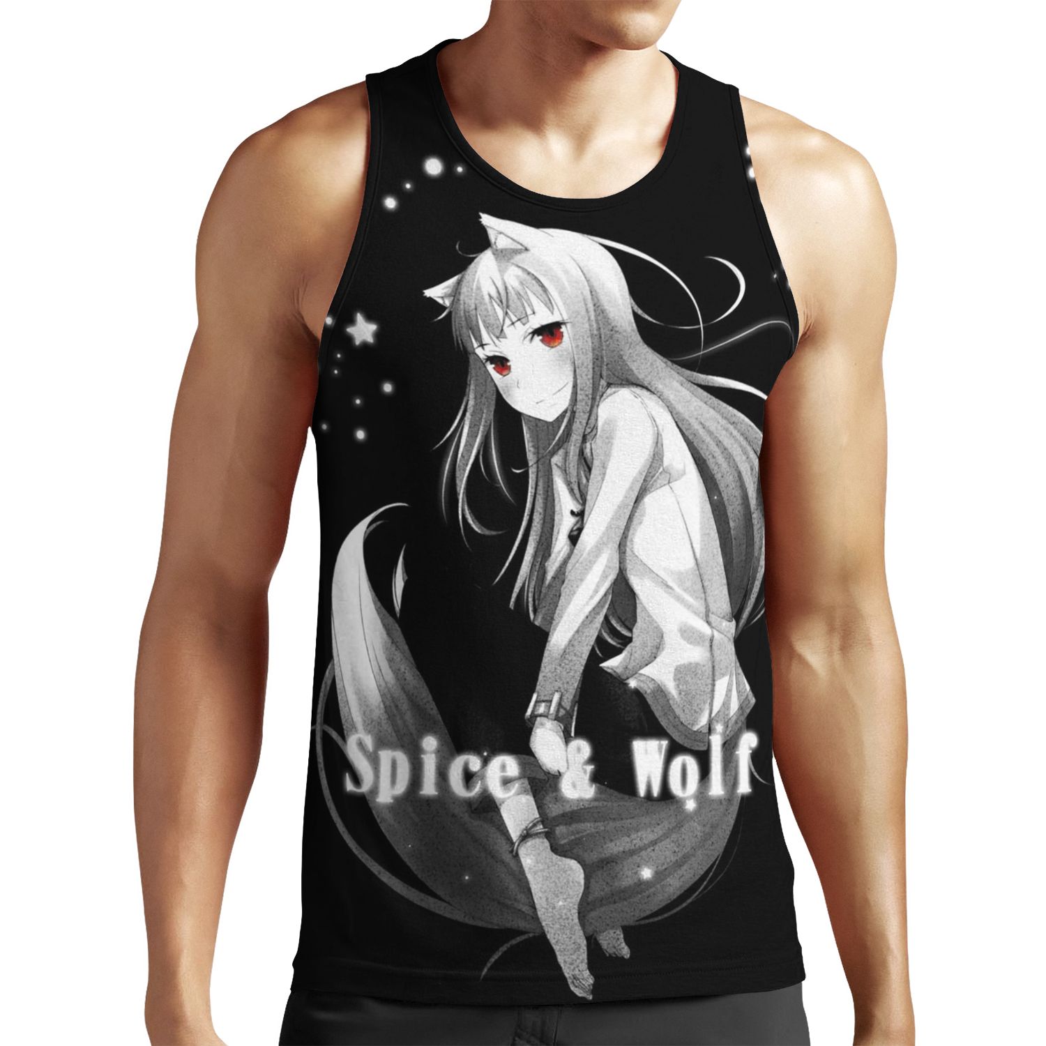 Very Proud Wolf Nuar Night All-over-print Unisex Tank Top