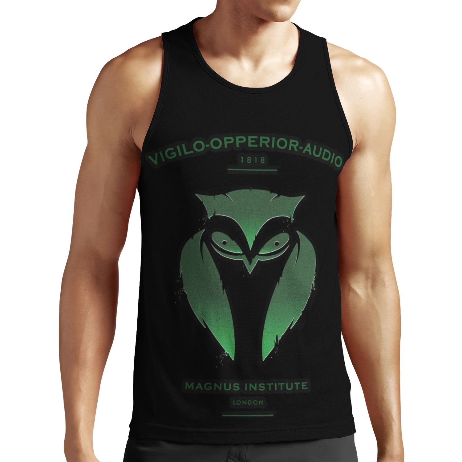 Vigilo Operior Audio All-over-print Unisex Tank Top