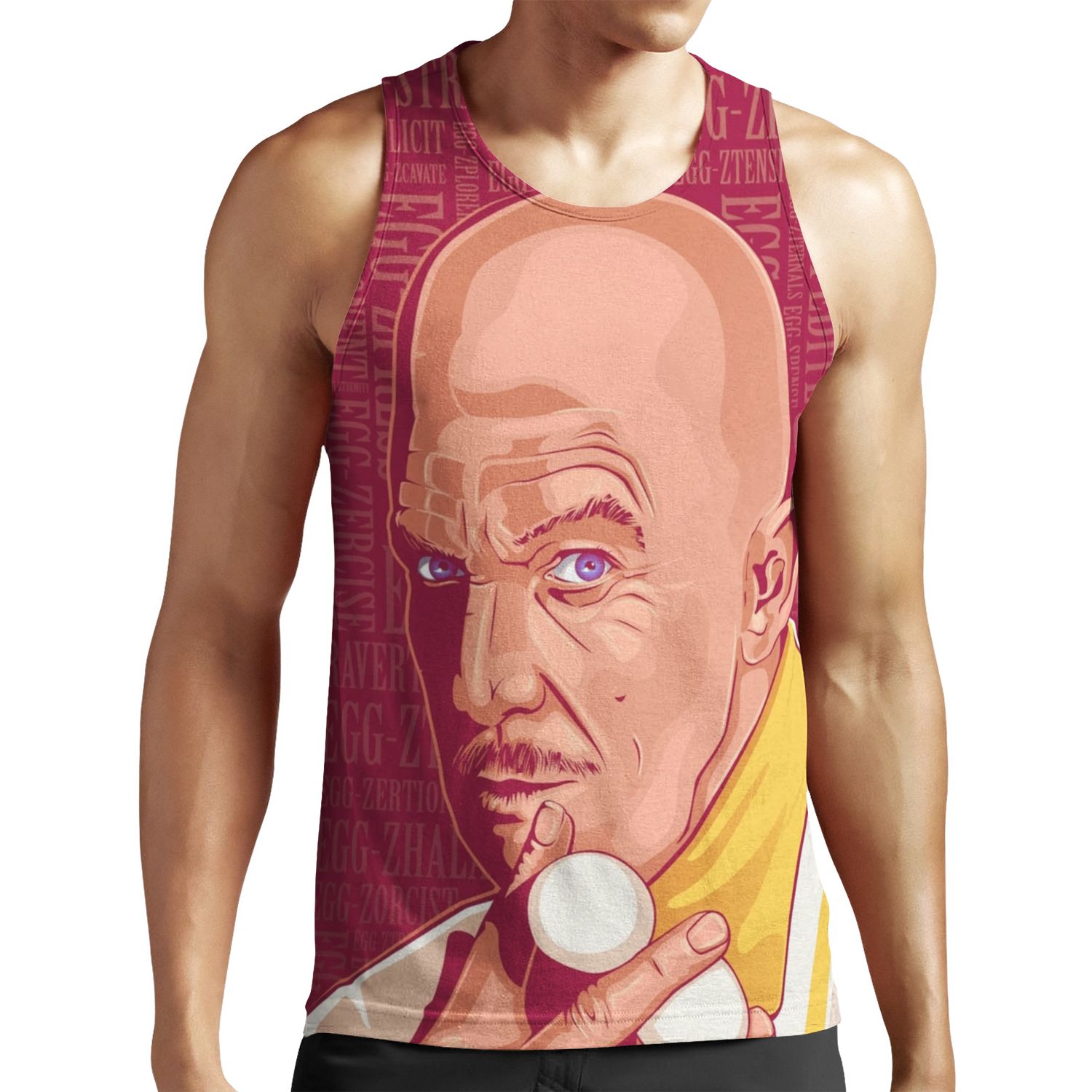 Vincent Price Egghead All-over-print Unisex Tank Top