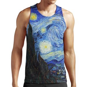 Vincent Van Gogh Starry Night All-over-print Unisex Tank Top