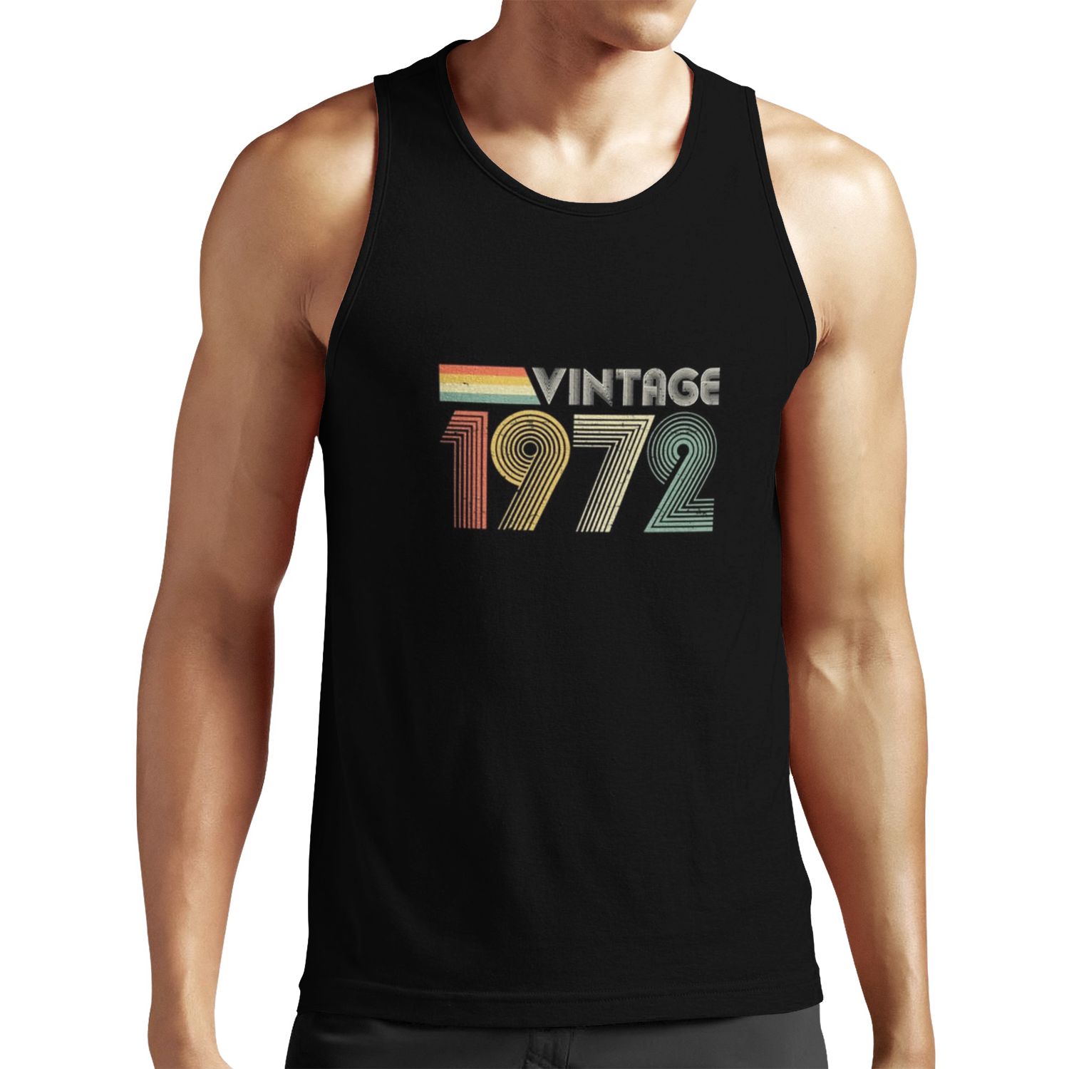 Vintage 1972 50Th Birthday Gift All-over-print Unisex Tank Top