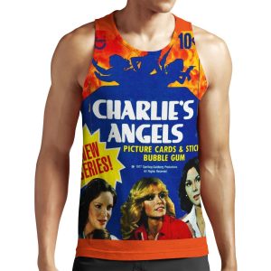 Vintage Charlie S Angels Topps Trading Cards Box All-over-print Unisex Tank Top