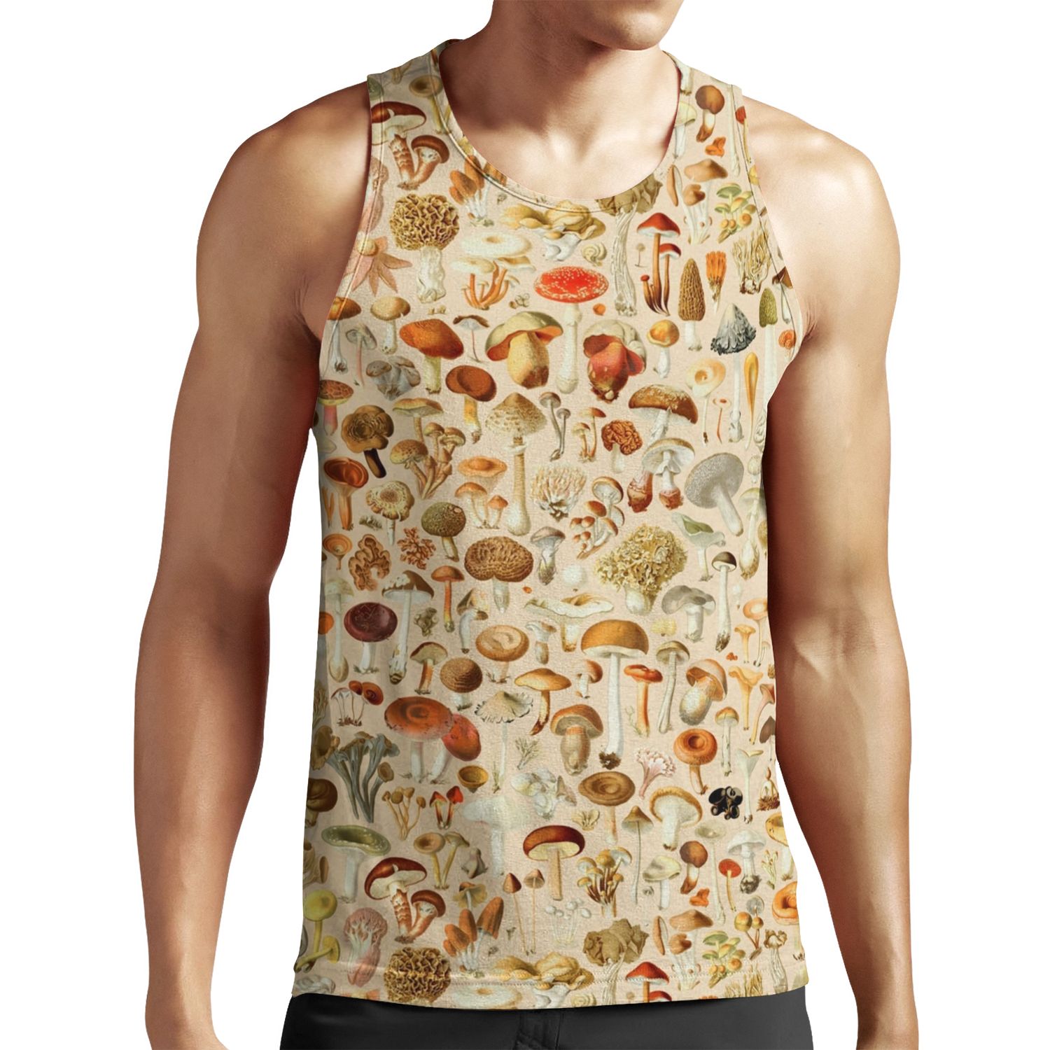 Vintage Mushroom Designs Collection All-over-print Unisex Tank Top