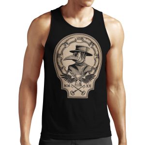 Vintage Plague Doctor All-over-print Unisex Tank Top
