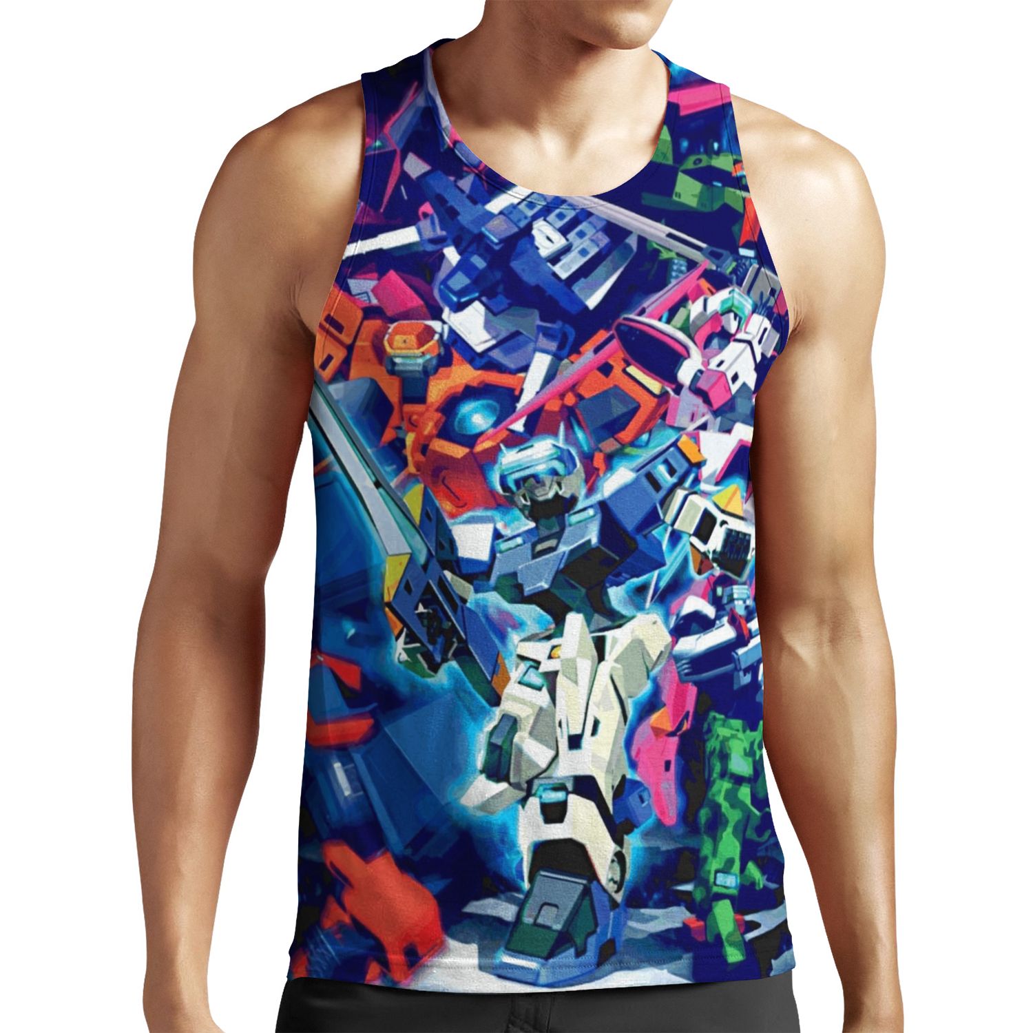 Virtual On All-over-print Unisex Tank Top