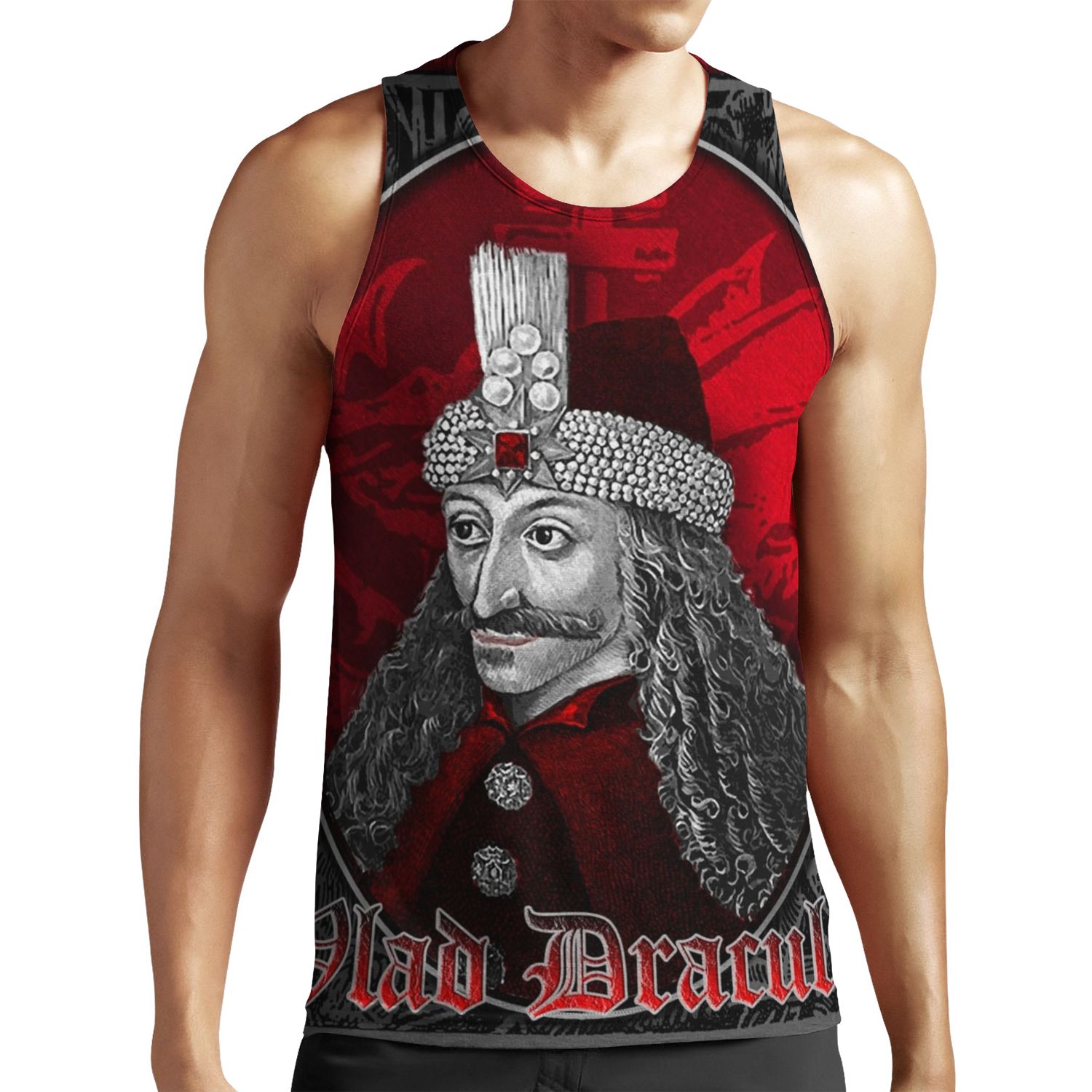 Vlad Dracula Gothic All-over-print Unisex Tank Top