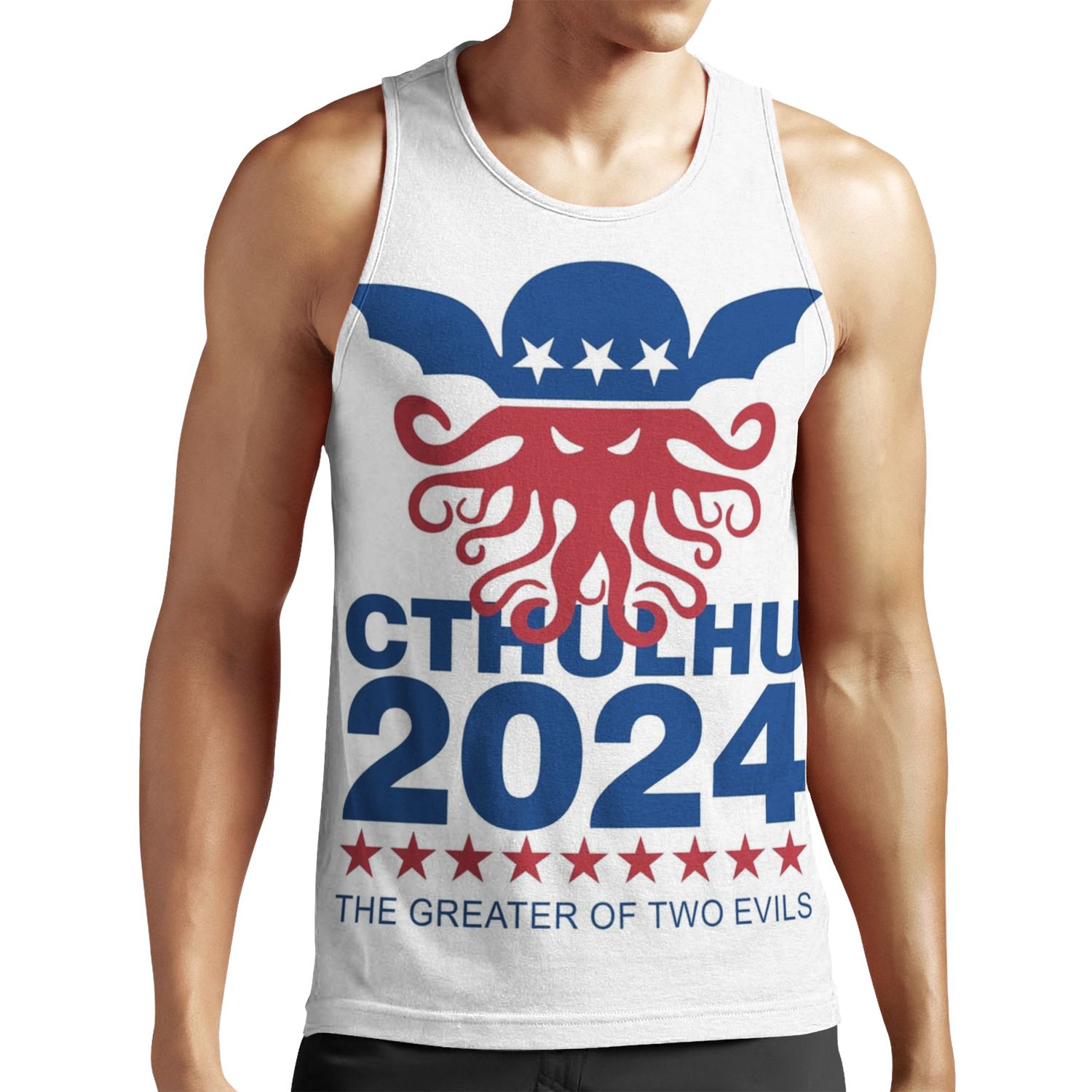 Vote Cthulhu 2024 All-over-print Unisex Tank Top