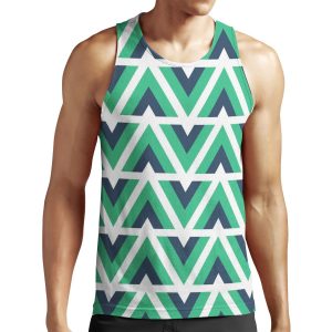 Vue Js Pattern All-over-print Unisex Tank Top