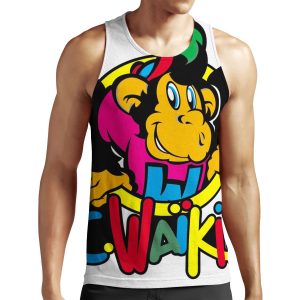 Waikiki Monkey 80 S All-over-print Unisex Tank Top