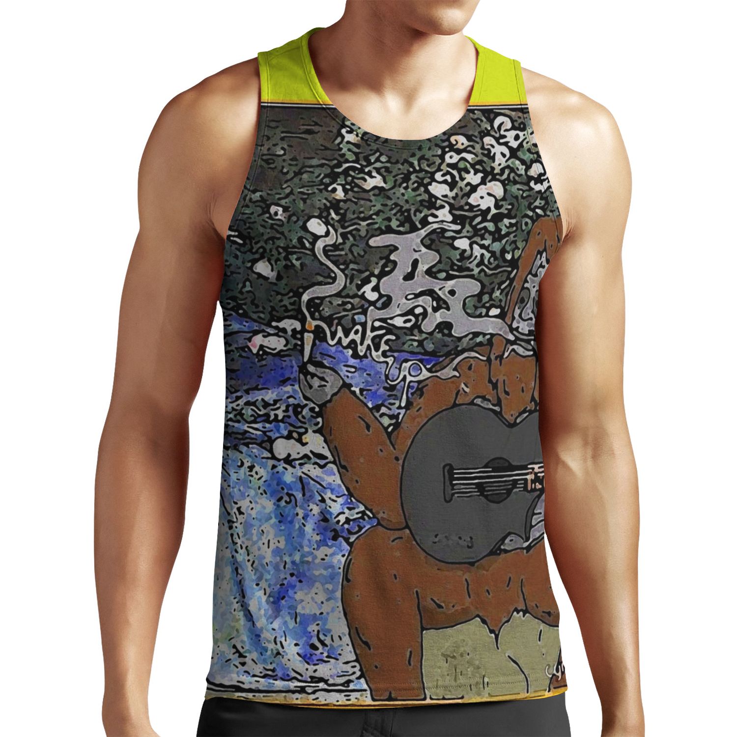 Wake Up You Massive Druggo All-over-print Unisex Tank Top