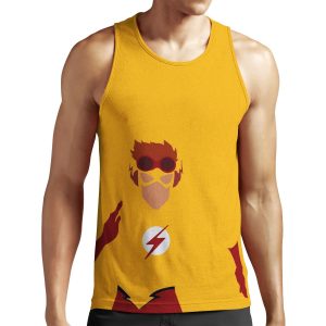 Wally West Minimalism All-over-print Unisex Tank Top