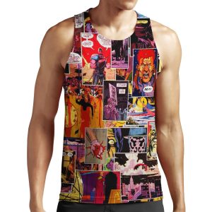 Watchmen Panel Collage All-over-print Unisex Tank Top