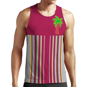 West Indies World Series Cricket Late 90S Style Retro Replica Kit All-over-print Unisex Tank Top