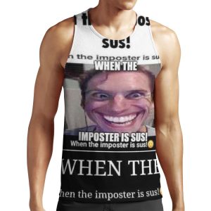 When Impostor Is Sus All-over-print Unisex Tank Top