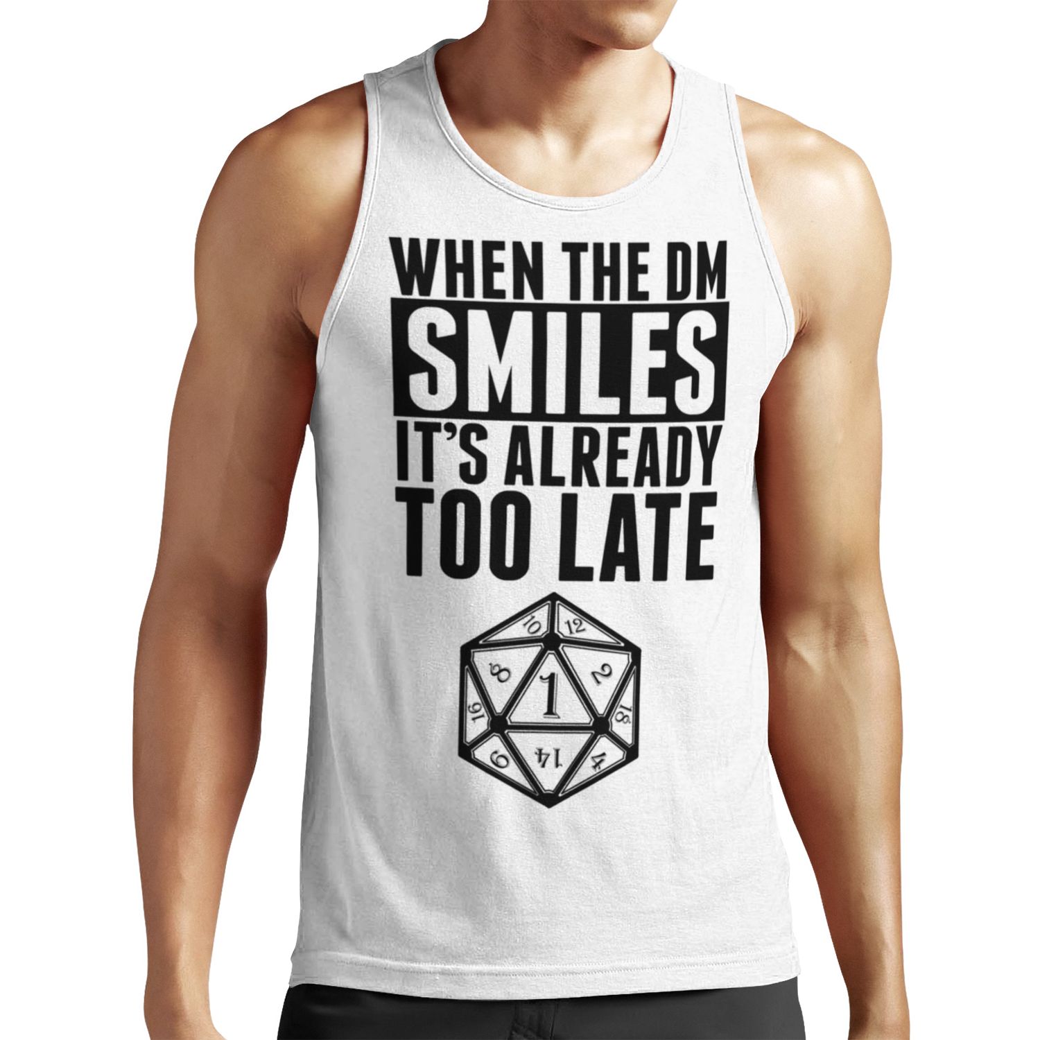 When The Dm Smiles It S Already Too Late All-over-print Unisex Tank Top