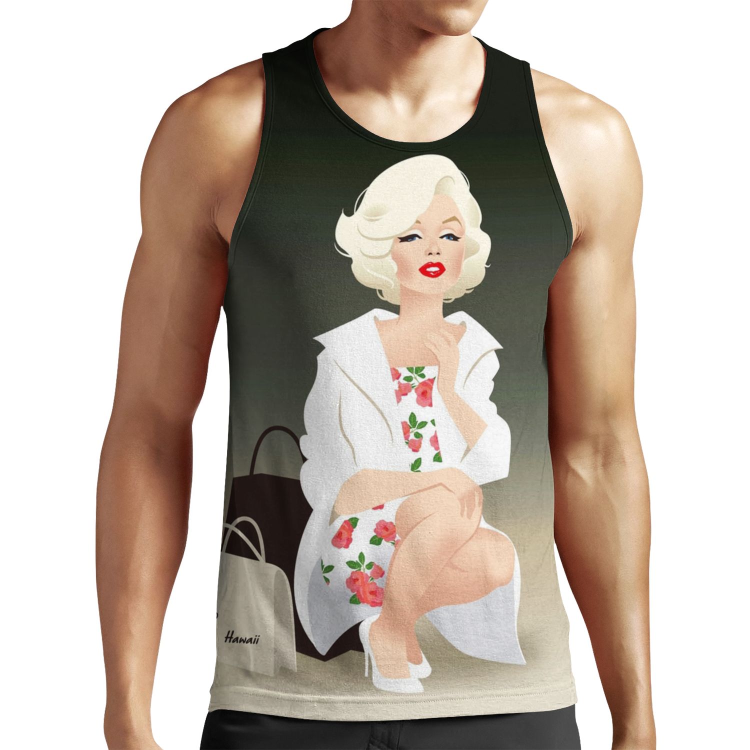 White Coat All-over-print Unisex Tank Top