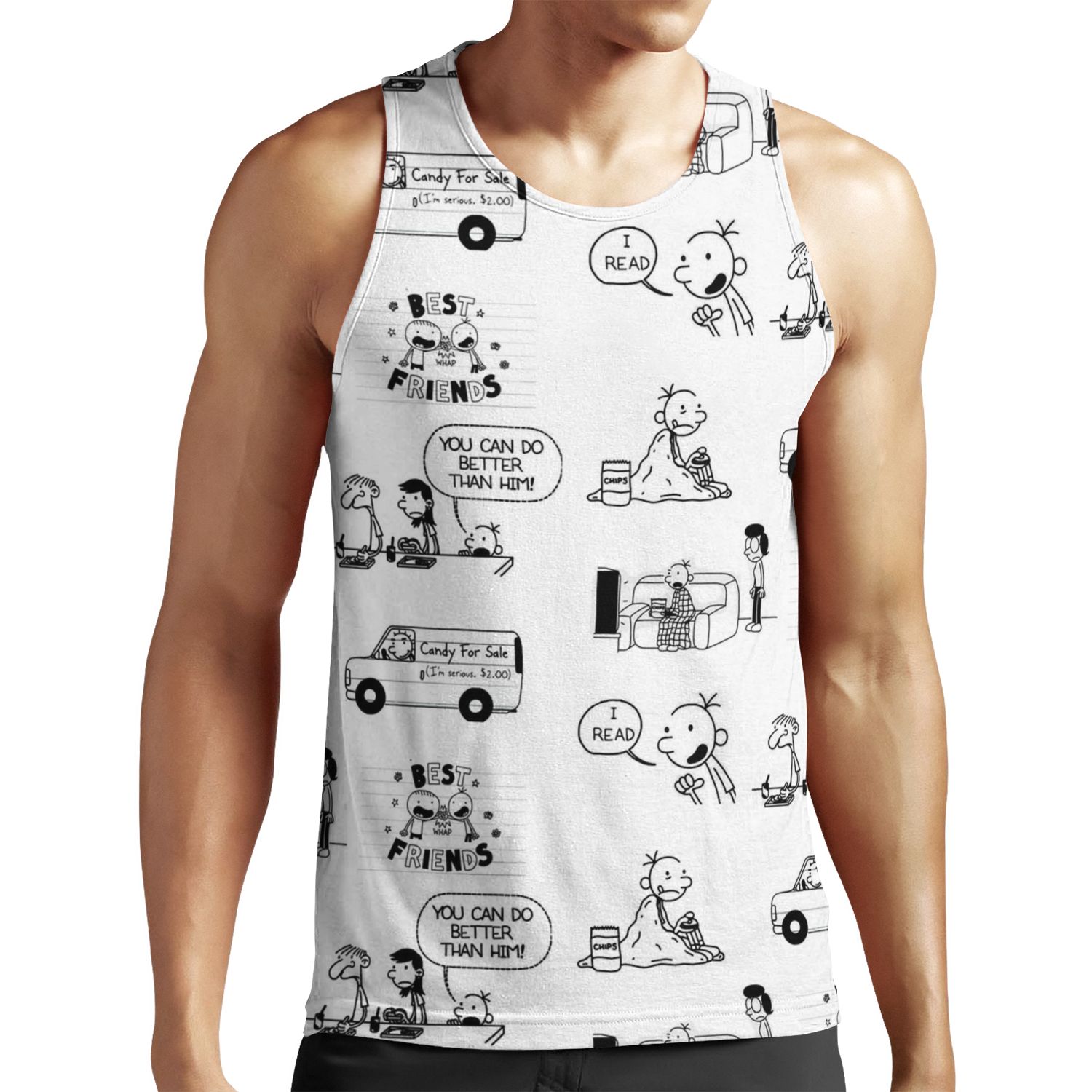 Wimpy Kid All-over-print Unisex Tank Top