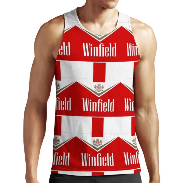 Winfield Red All-over-print Unisex Tank Top