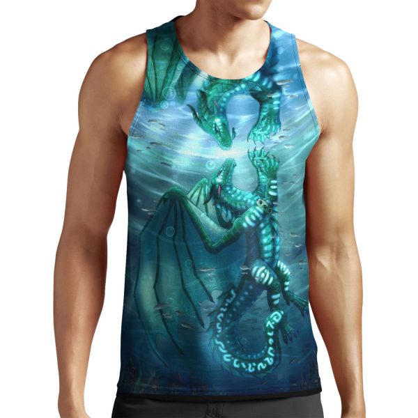 Wings Of Fire Fathom And Turtle All-over-print Unisex Tank Top