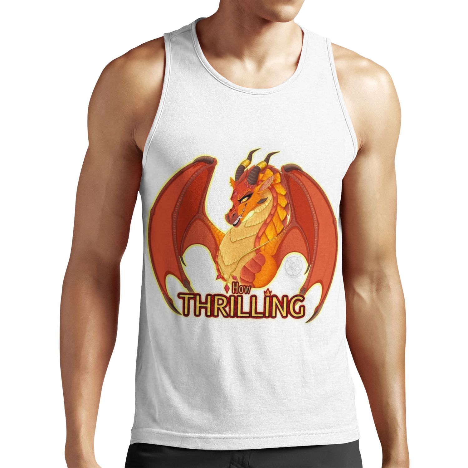 Wings Of Fire Queen Scarlet How Thrilling All-over-print Unisex Tank Top
