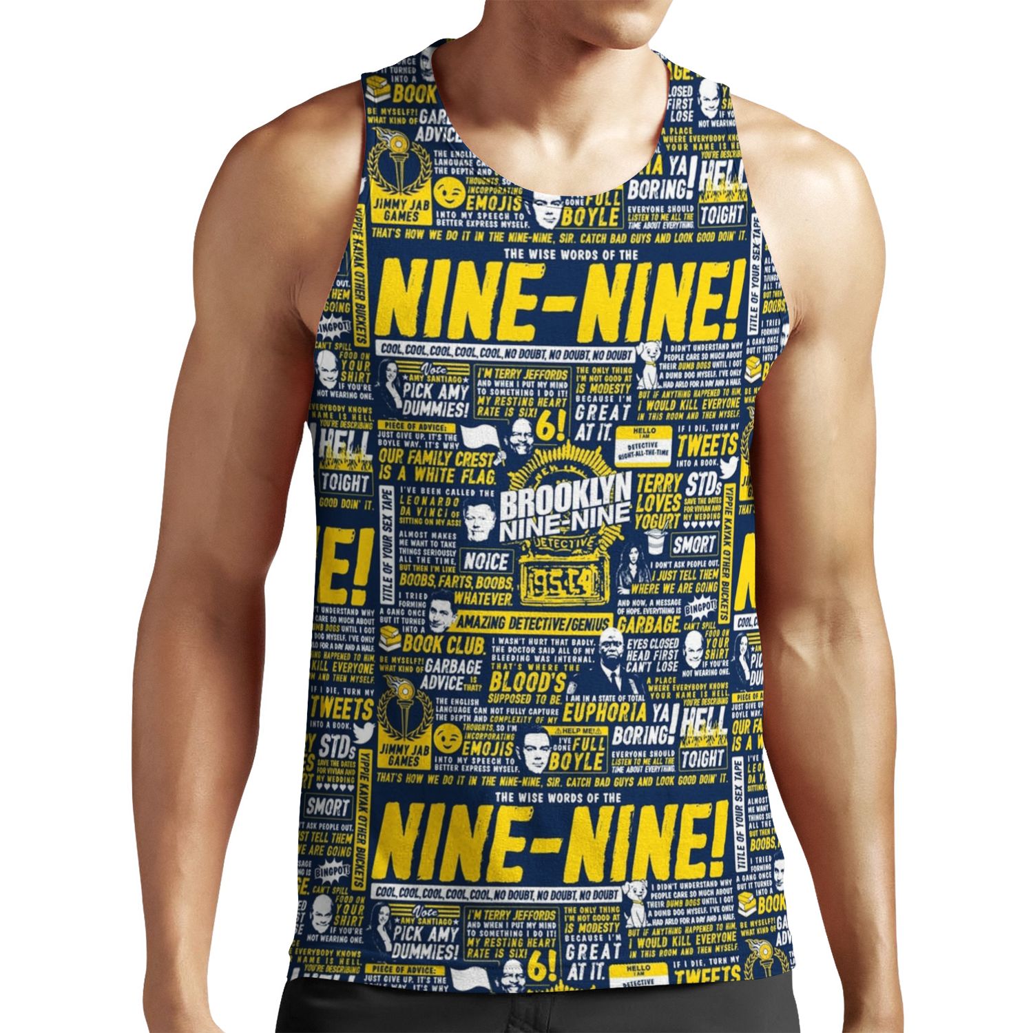 Wise Words Of The Nine Nine All-over-print Unisex Tank Top
