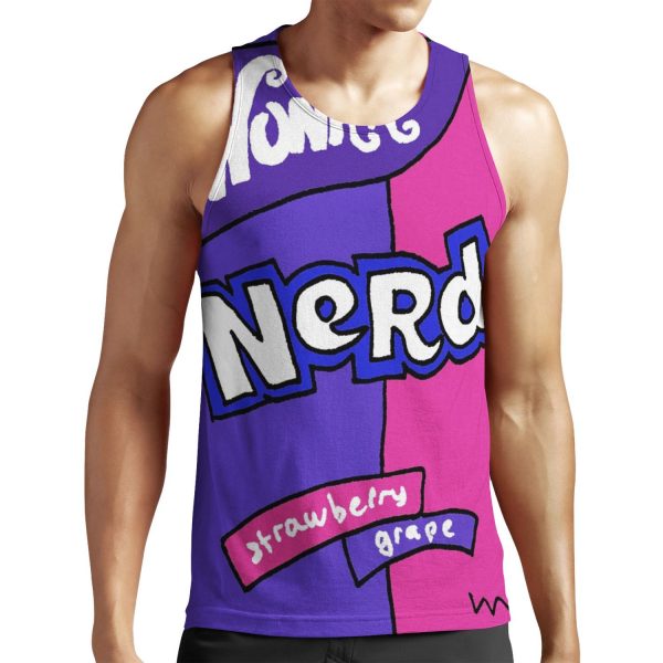 Wonka Nerds Illustration All-over-print Unisex Tank Top