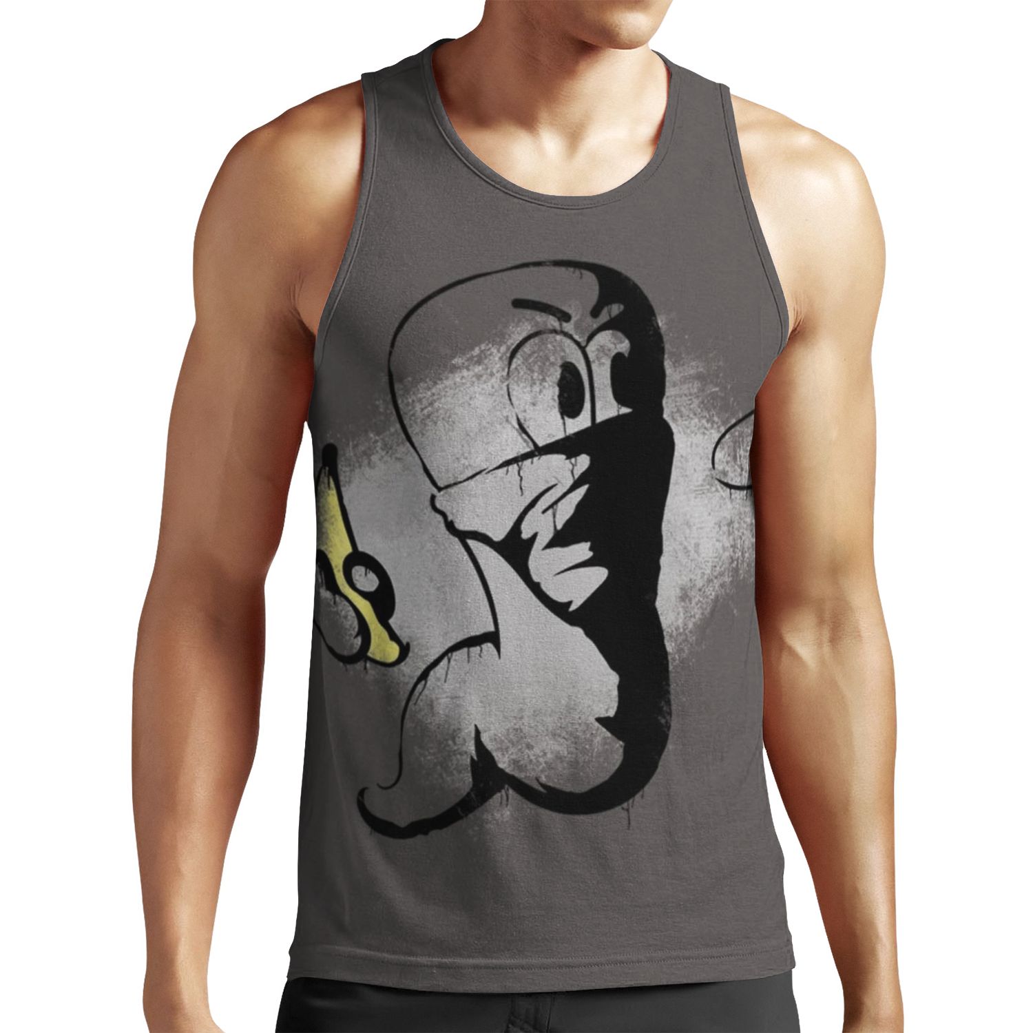 Worms Armageddon Banana Bomb All-over-print Unisex Tank Top