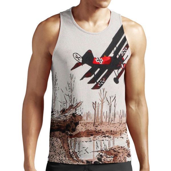 Ww1 Red Baron All-over-print Unisex Tank Top