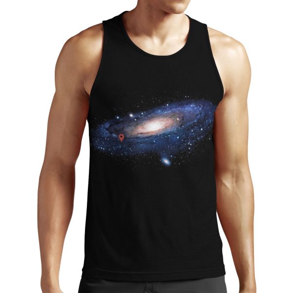 You Are Here All-over-print Unisex Tank Top