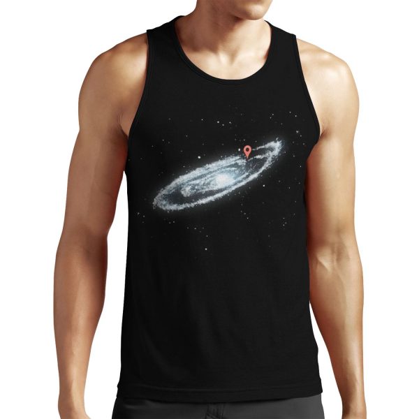 You Are Here Milky Way All-over-print Unisex Tank Top