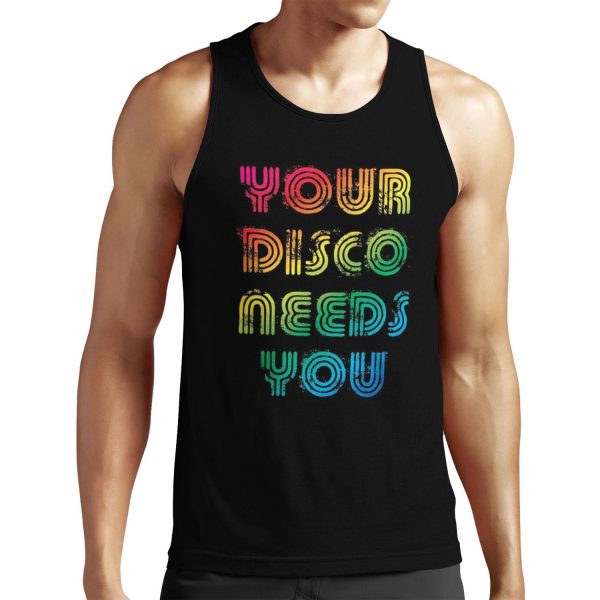 Your Disco Needs You All-over-print Unisex Tank Top