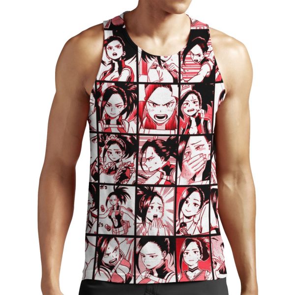 Yoyorozu Momo Collage All-over-print Unisex Tank Top