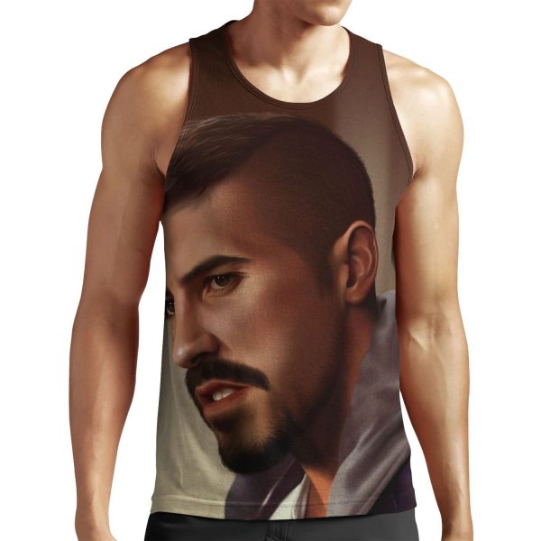 Yuri Boyka Portrait All-over-print Unisex Tank Top
