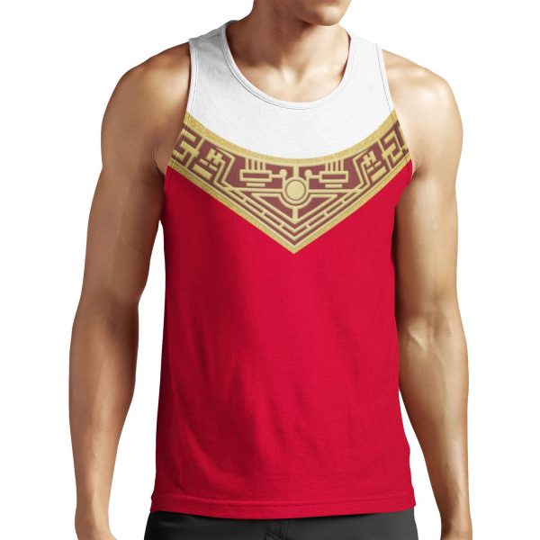 Zeo Red All-over-print Unisex Tank Top