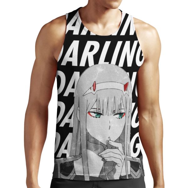 Zero Two Darling Darling In The Franxx All-over-print Unisex Tank Top