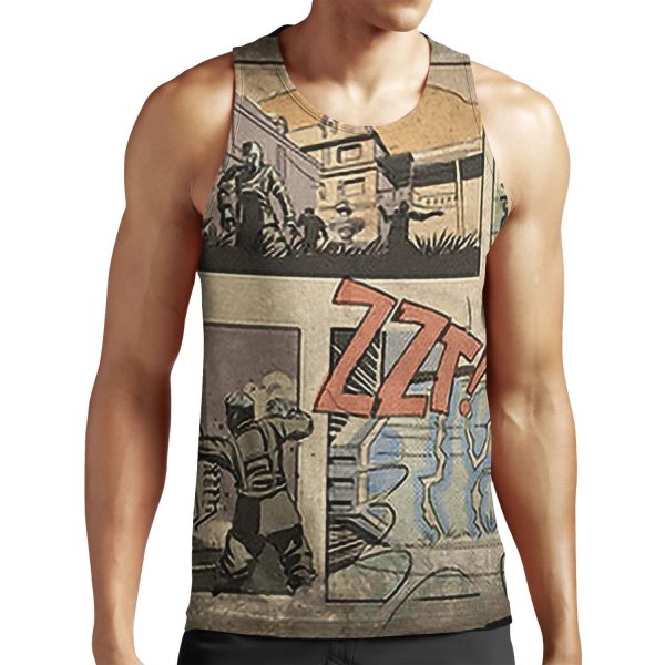 Zombies Loading Screen Comic All-over-print Unisex Tank Top