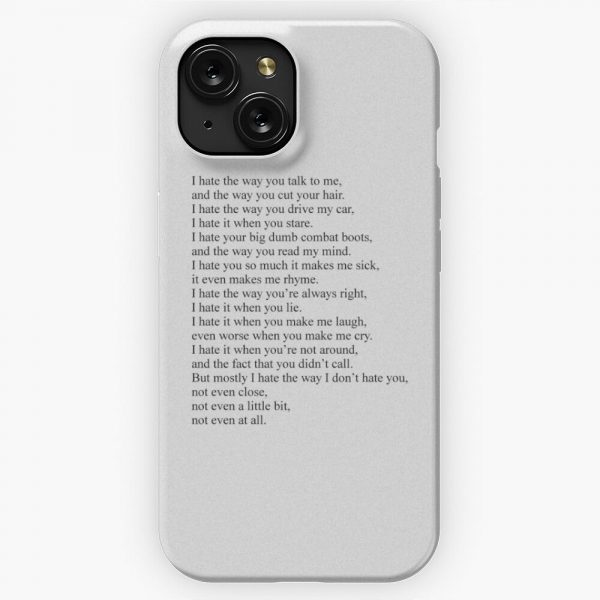 10 Things I Hate About You iPhone 15 Slim Phone Case Cover