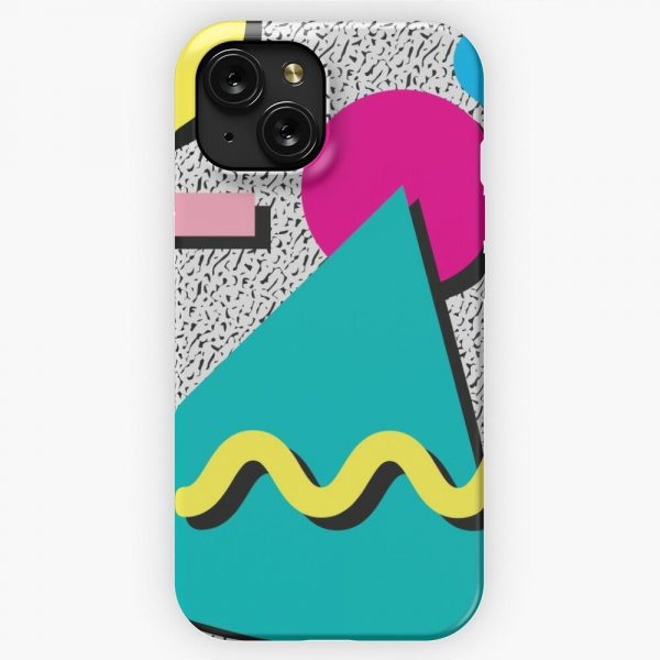 1980S Abstract Pattern iPhone 15 Slim Phone Case Cover